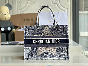 Dior Small Book Tote (Star) Toile de Jouy Embroidery 36cm  - 1