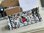 Dior Small Book Tote (Flower) Toile de Jouy Embroidery 36cm - 5