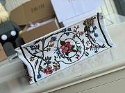 Dior Large Book Tote (Flower) Toile de Jouy Embroidery 41cm - 6