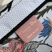 Dior Large Book Tote (Flower) Toile de Jouy Embroidery 41cm - 2
