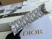 Dior Mini Book Tote (Gray) Dior Oblique Embroidery S5475ZRIW_M932 - 4