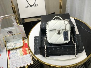 Chanel Retro Camera Bag (White) AS1323