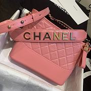 CHANEL'S Gabrielle Small Hobo Bag (Pink) AS0865 B02339 N5945 - 5