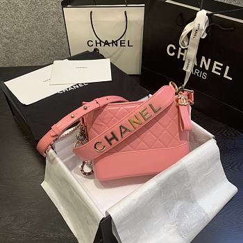 CHANEL'S Gabrielle Small Hobo Bag (Pink) AS0865 B02339 N5945