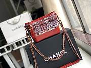 CHANEL'S Gabrielle Small Hobo Bag Tweed (Red) 91810 - 1