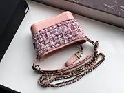 CHANEL'S Gabrielle Small Hobo Bag Tweed (Pink) 91810 - 6