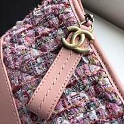 CHANEL'S Gabrielle Small Hobo Bag Tweed (Pink) 91810 - 3