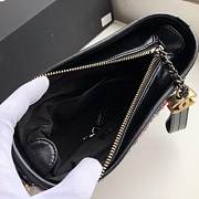 CHANEL'S Gabrielle Small Hobo Bag Tweed (Black) 91810 - 2
