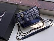CHANEL'S Gabrielle Small Hobo Bag Tweed (Dark Blue) 91810 - 4