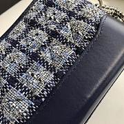 CHANEL'S Gabrielle Small Hobo Bag Tweed (Dark Blue) 91810 - 6