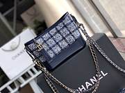 CHANEL'S Gabrielle Small Hobo Bag Tweed (Dark Blue) 91810 - 1