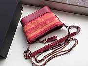 CHANEL'S Gabrielle Small Hobo Bag Tweed (Red Rouge) 91810 - 2