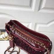 CHANEL'S Gabrielle Small Hobo Bag (Red Rouge) 98010 - 5