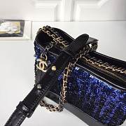 CHANEL'S Gabrielle Small Hobo Bag (Dark Blue) 98010 - 2