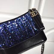 CHANEL'S Gabrielle Small Hobo Bag (Dark Blue) 98010 - 3