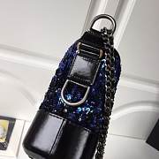 CHANEL'S Gabrielle Small Hobo Bag (Dark Blue) 98010 - 5