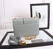 DIOR 30 Montaigne Box Bag (Gray) M9204UMOS_M41G - 5