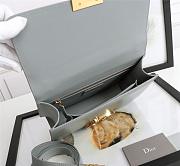 DIOR 30 Montaigne Box Bag (Gray) M9204UMOS_M41G - 6