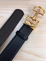 Ferragamo original single leather with a 3.5-gold band width - 3