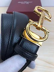 Ferragamo original single leather with a 3.5-gold band width - 5
