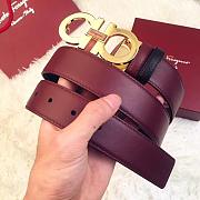 Ferragamo original single leather with a 3.5-gold band width (2) - 3