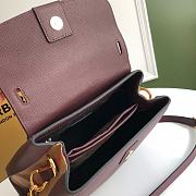 Burberry Shoulder Bag (Purple) Model 6181 - 4