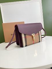 Burberry Shoulder Bag (Purple) Model 8131 - 6