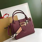 Burberry Buckle Bag (Purple) 0221 - 1