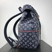 LV Original Single DISCOVERY Backpack (Blue) M43694  - 5