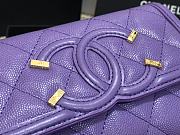 CHANEL Retro Style Big CC (Purple) 15cm 84447 - 6