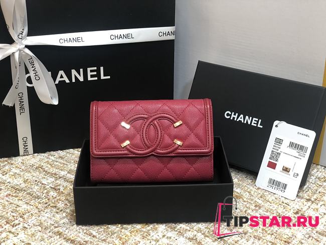 CHANEL Retro Style Big CC (Red Rouge) 15cm 84447  - 1