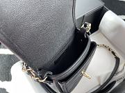 Chanel Mobile Phone Bag (Black) 18cm  - 6