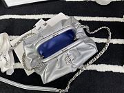 Chanel Cloud Bag (Silver) 22cm  - 2