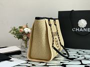 CHANEL Woven Beach Large Shopping Bag (Beige) 38cm - 6