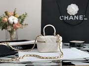 Chanel Mini Box Bag (White)  - 3