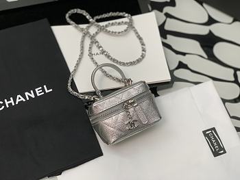 CHANEL Mini Box Bag (Silver) 