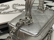 CHANEL Mini Box Bag (Silver)  - 3