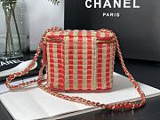 Chanel Small Striped Box Cosmetic Bag - 2