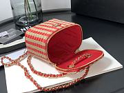 Chanel Small Striped Box Cosmetic Bag - 5