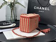 Chanel Large Striped Box Cosmetic Bag - 2