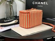 Chanel Large Striped Box Cosmetic Bag - 5