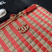 Chanel Large Striped Box Cosmetic Bag - 6