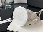 Chanel Mini Drawstring Bag (White) AS2529 B05543 10601 - 4