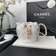 Chanel Mini Drawstring Bag (White) AS2529 B05543 10601 - 1