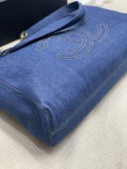 CHANEL Denim Big Bag - 4