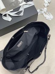 CHANEL Tote Bag Shopping Bag (Black) A2021 - 3