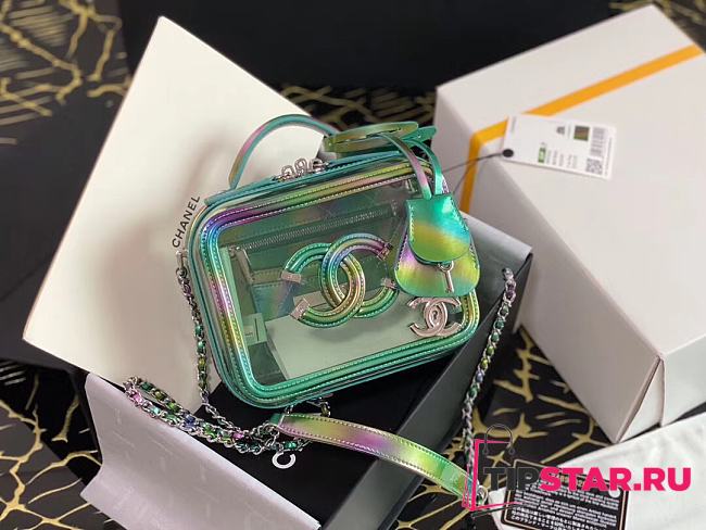 Chanel 2020 Limited Edition Transparent Bag (Green) - 1