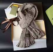 LV Gray 2 Scarf - 4