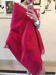 LV Red Scarf - 2
