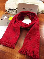 LV Red2 Scarf - 4